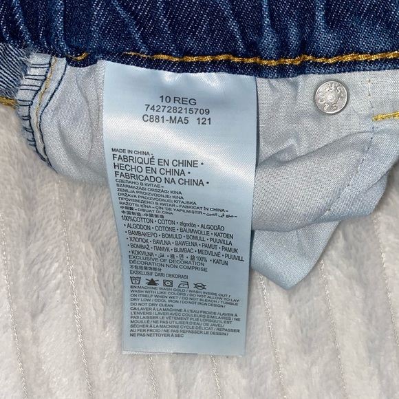 Levi’s pull-on high loose | girls  jeans size 10 reg | - Picture 5 of 8